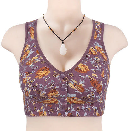 Comfortable Bra with Front Fastening for Women