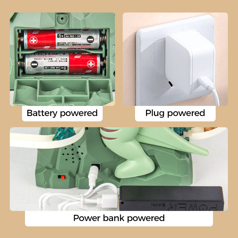 DinoLeuk™ - Elektrisch dinosaurus achtervolgingscircuit