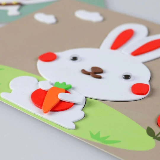 KnutselKinders™ - Dieren Stickers voor Creatieve Kinderen