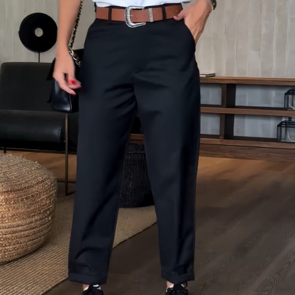 Angelina - Striped Suit Trousers