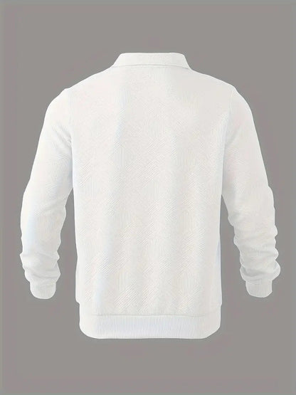 Baldrick – Geometric Design Vintage Zip-Up Sweater